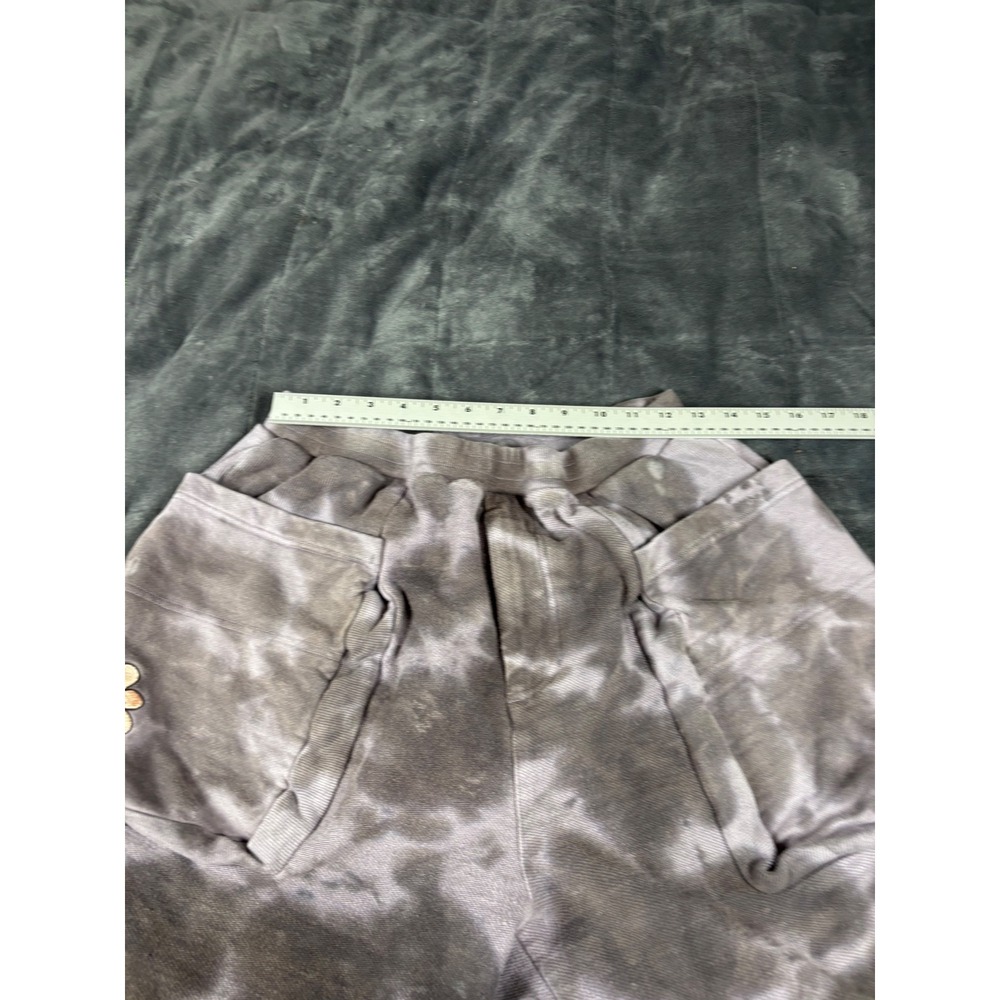 Perks and Mini PAM Tie Dye‎ Sweat Shorts Purple Grey Multi Pocket Womens Small - Picture 4 of 10